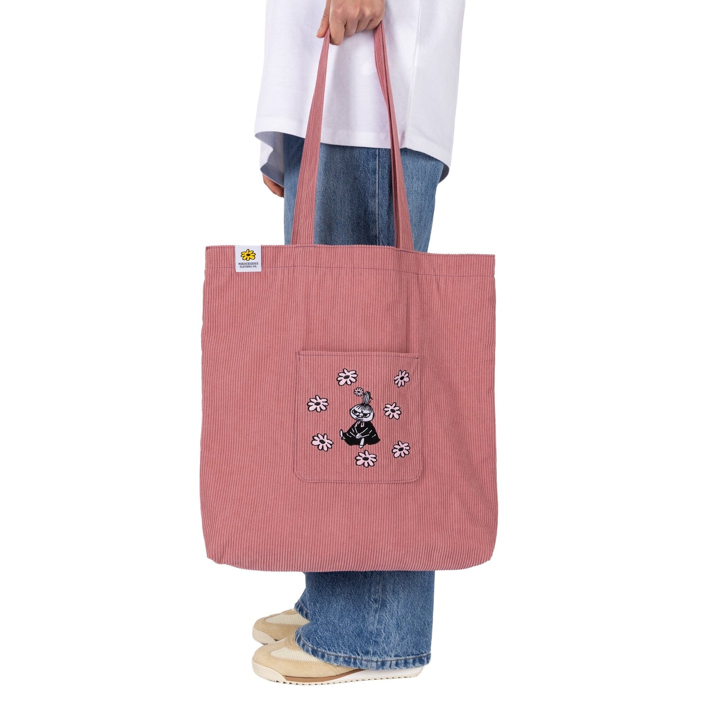 Nordicbuddies Little My Corduroy Tote Bag Pink