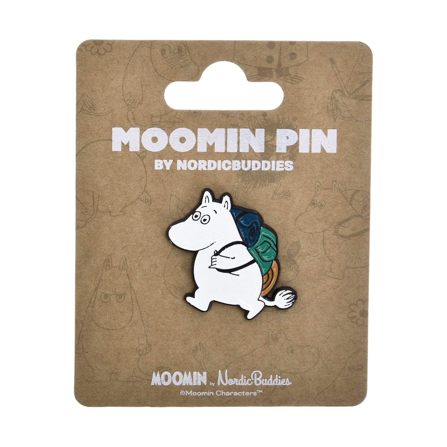 Nordicbuddies Moomin Adventure Die-cut Pin Badge