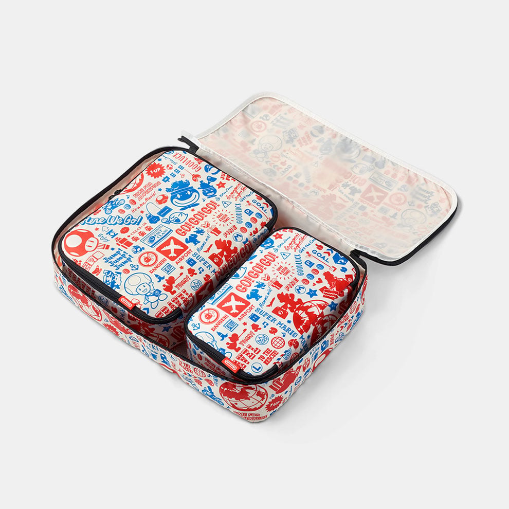 Nintendo Super Mario Original Travel Storage Pouch Set MNS_8_ANAAB