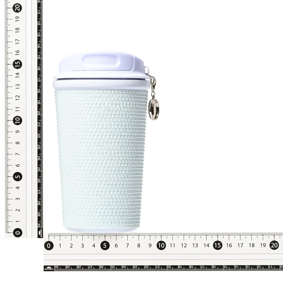 Pearl-Like Stainless Steel Tumbler Blue