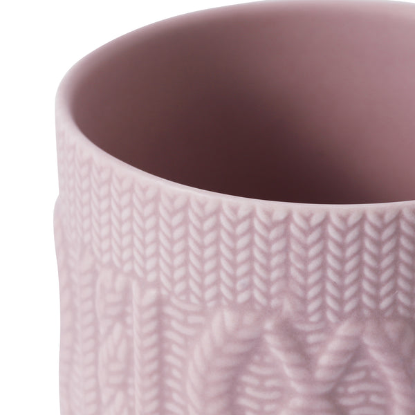 Knit Mug Pink - Francfranc Limited