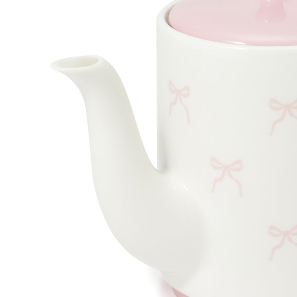 Ribbon Teapot Pink - Francfranc Limited