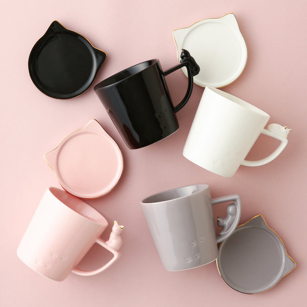 Cat Figure Mug Pink- Francfranc Limited