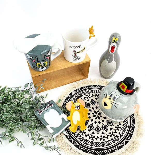 Tom and Jerry Tom Bowling Pin Porcelain Coin Bank