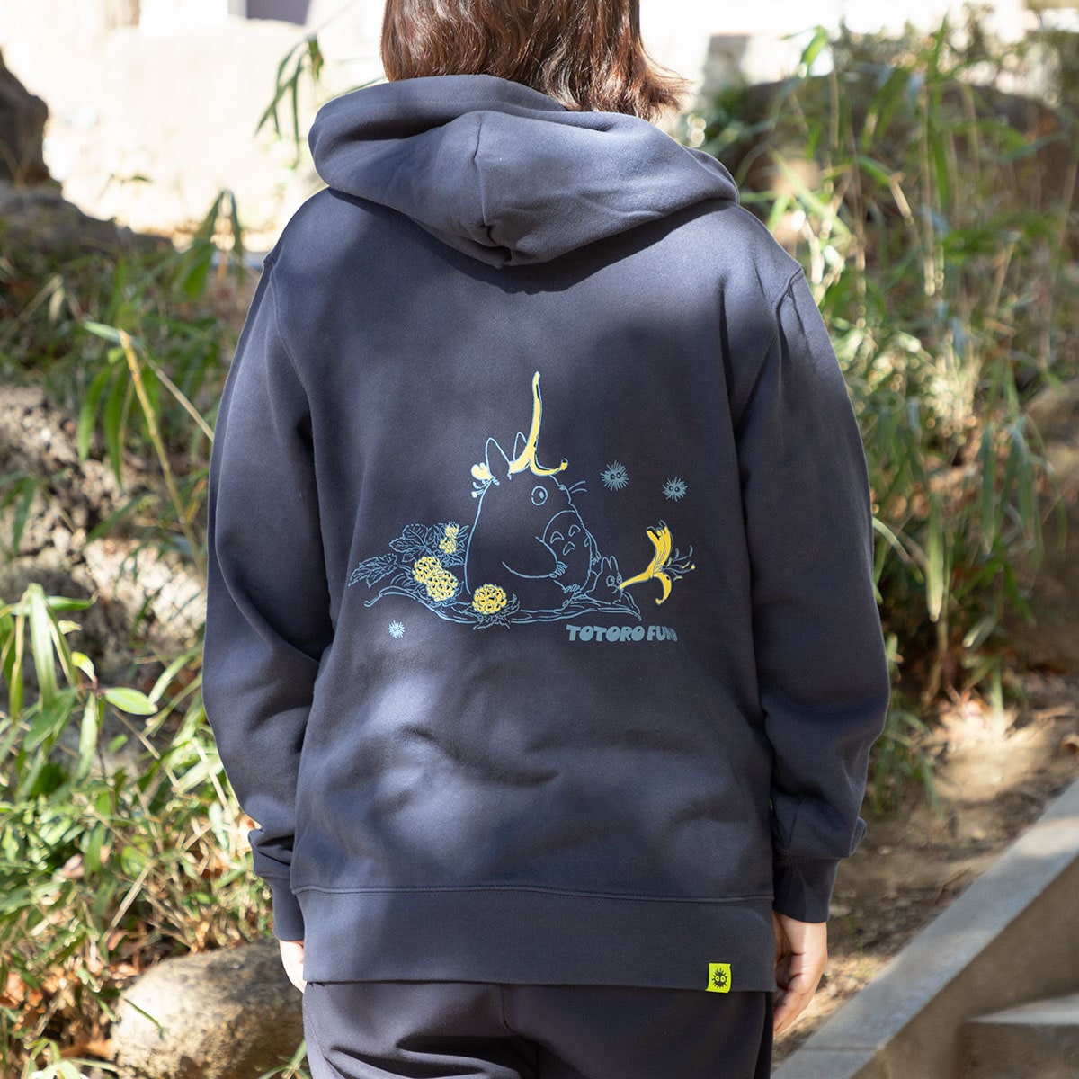 Totoro Fund Goods Hoodie (Flower Hat) Navy -Ghibli Studio