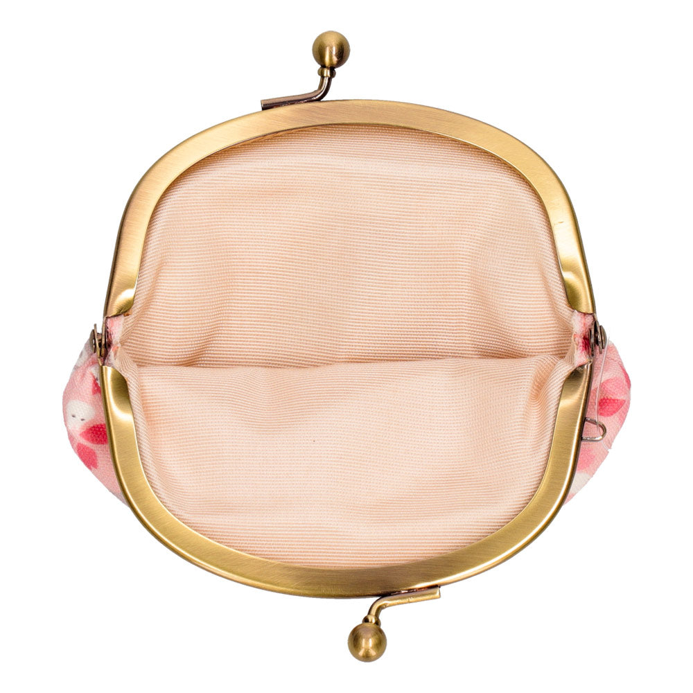 Totoro Sakura Pattern Clasp Pouch-Ghibli Studio