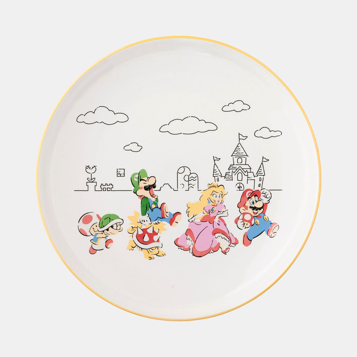Nintendo Super Mario Family Life Large Serving Plate