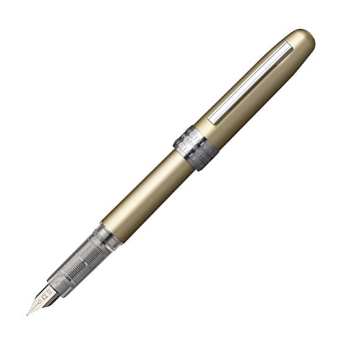 Platinum Plaisir Fountain Pen Fine Point Aluminum Body Blue