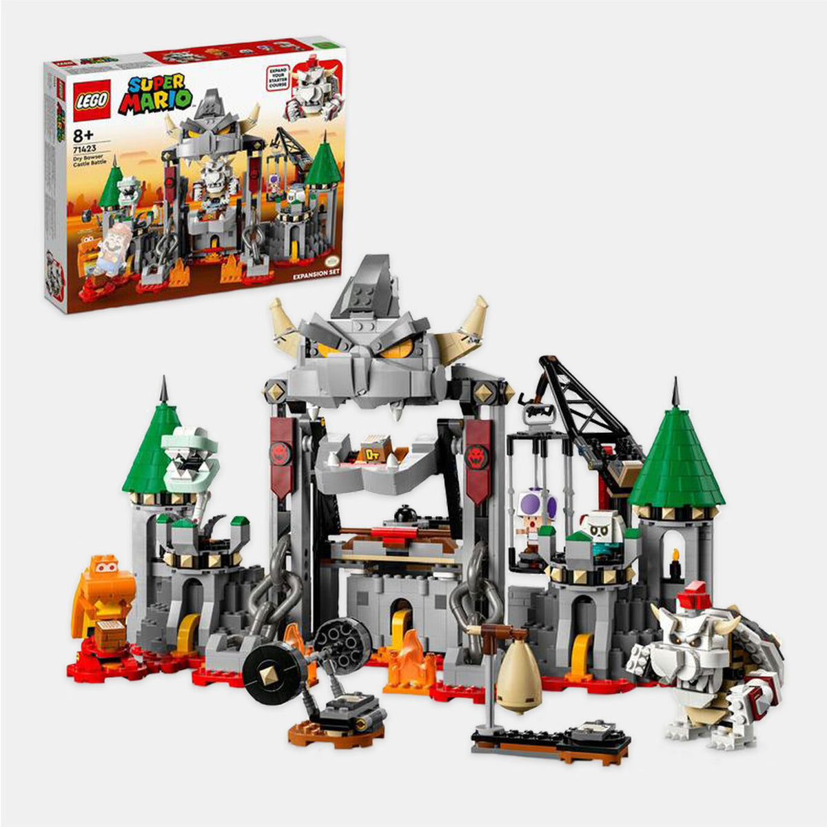 Super Mario Dry Bowser Castle Battle Expansion Set