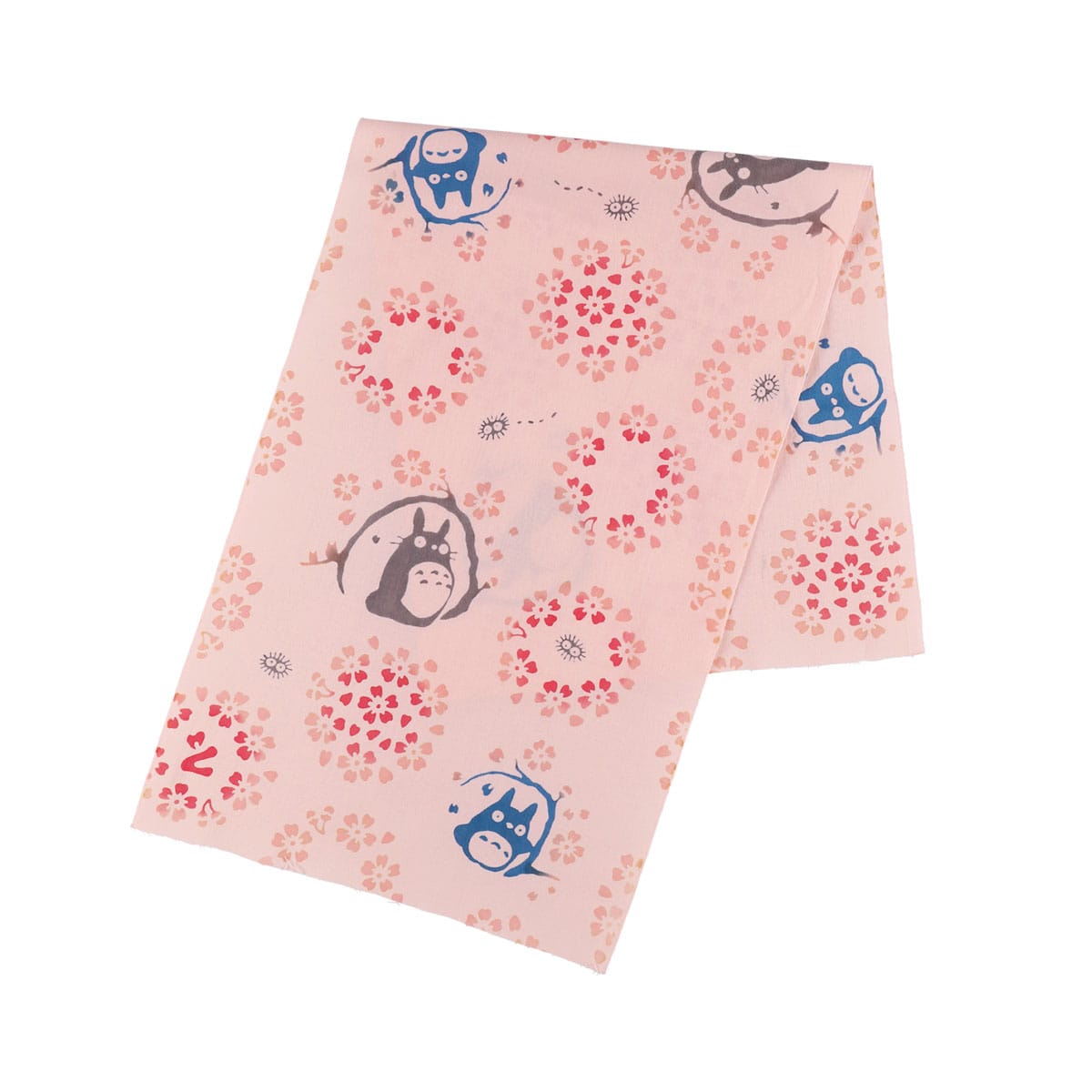 Ghibli Character Totoro Sakura Japanese Traditional Hand Towel