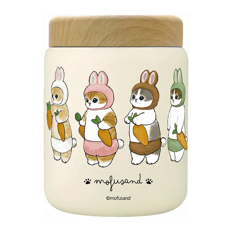 Mofusand Stainless Steel Soup Pot 400ml (Rabbit Nyan)
