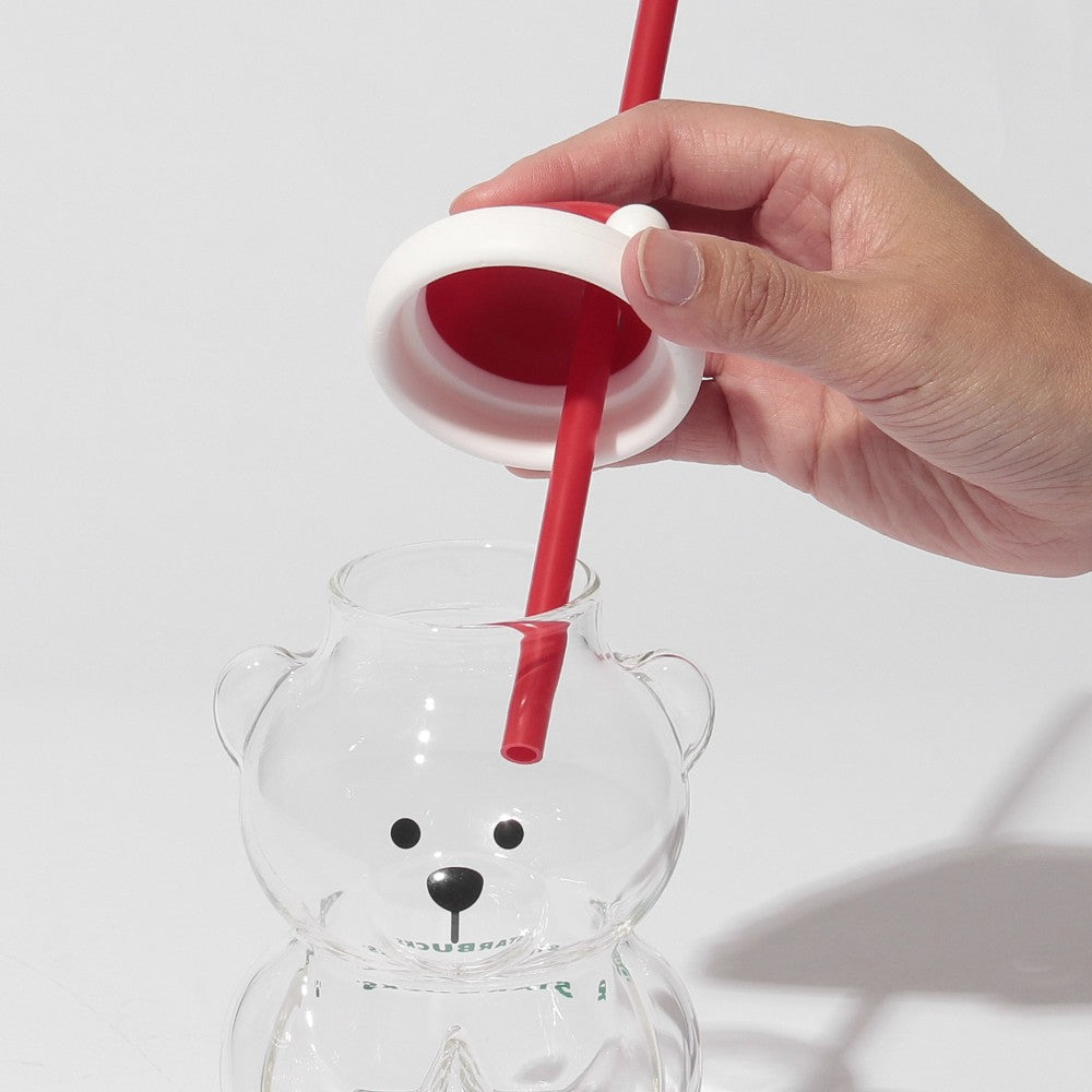 Starbucks Holiday 2026 Bearista Glass Tumbler with Gift Box 16 oz