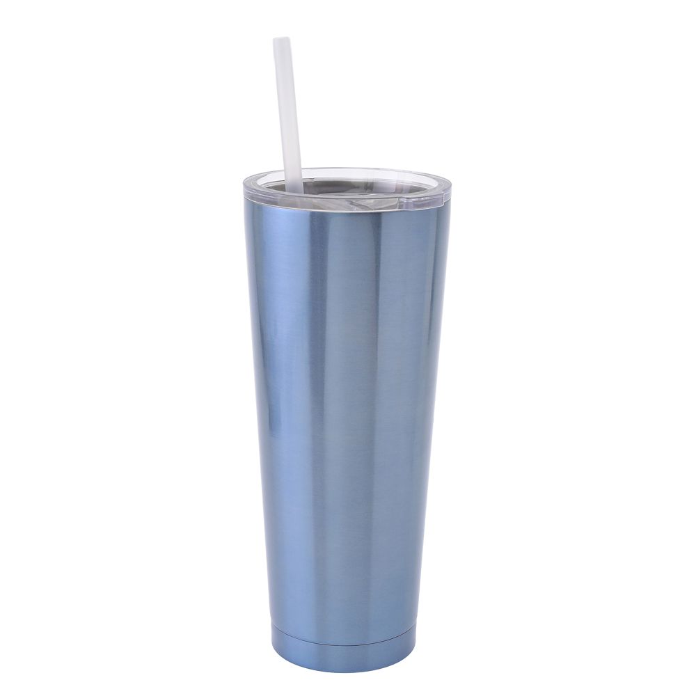 Cinderella Stainless Steel Tumbler with Straw Princess Dream Drinkware