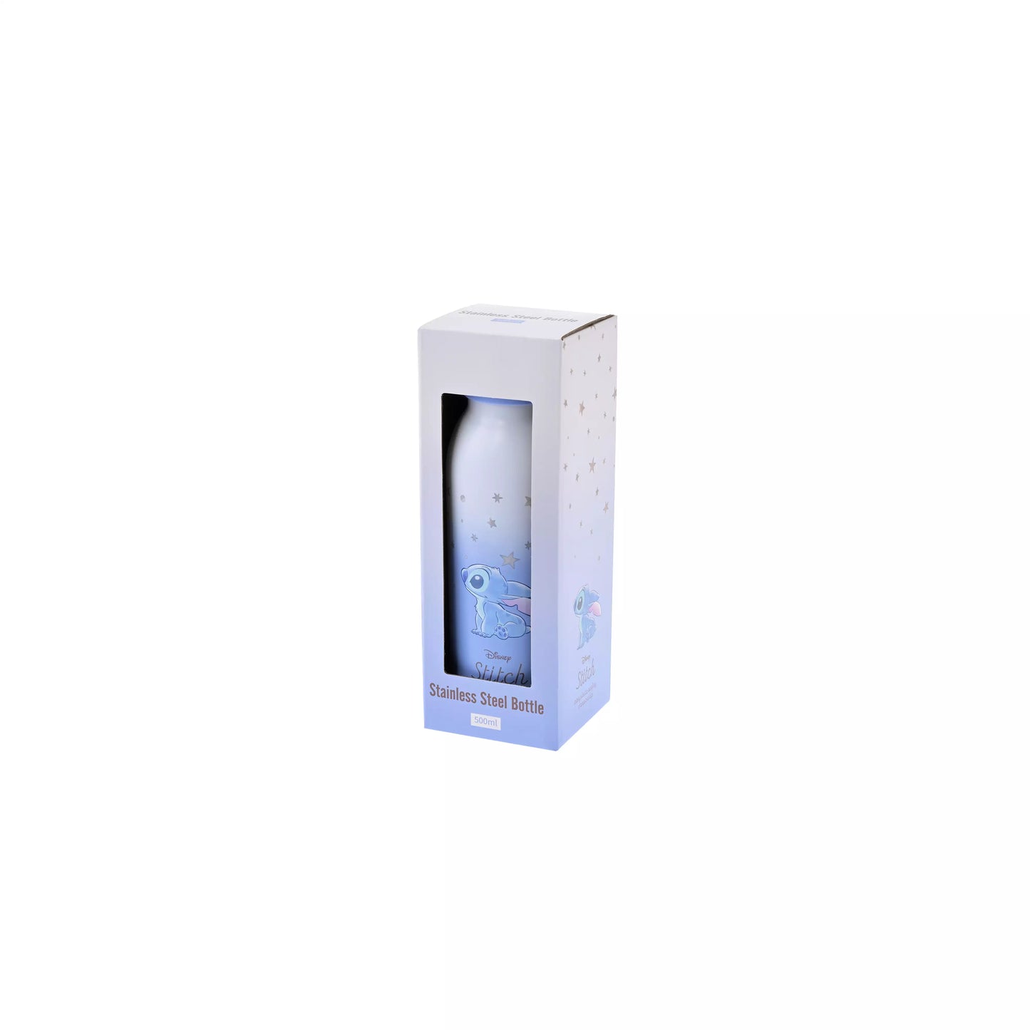 Stitch Stainless Steel Water Bottle with Handle Blue
