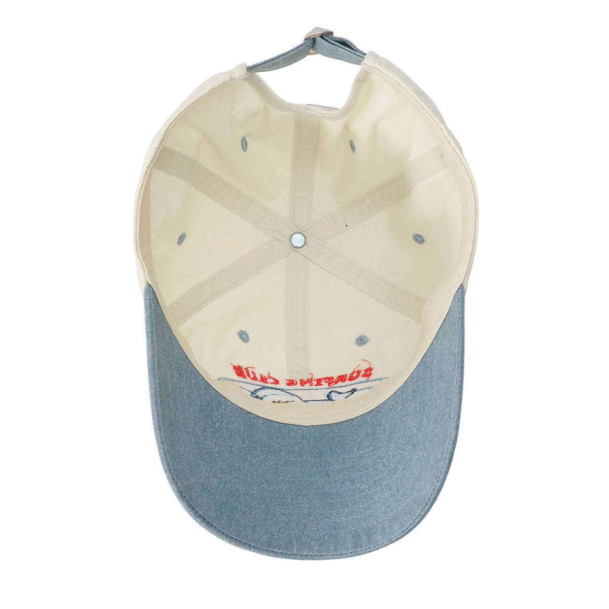 Mofusand BOARD SHARK! Baseball Cap SURFING CLUB Embroidery Pale Blue