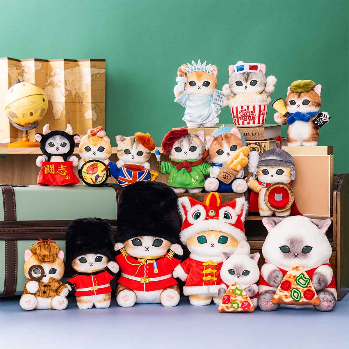 Mofusand Journey Detective Meow Plush Key Chain