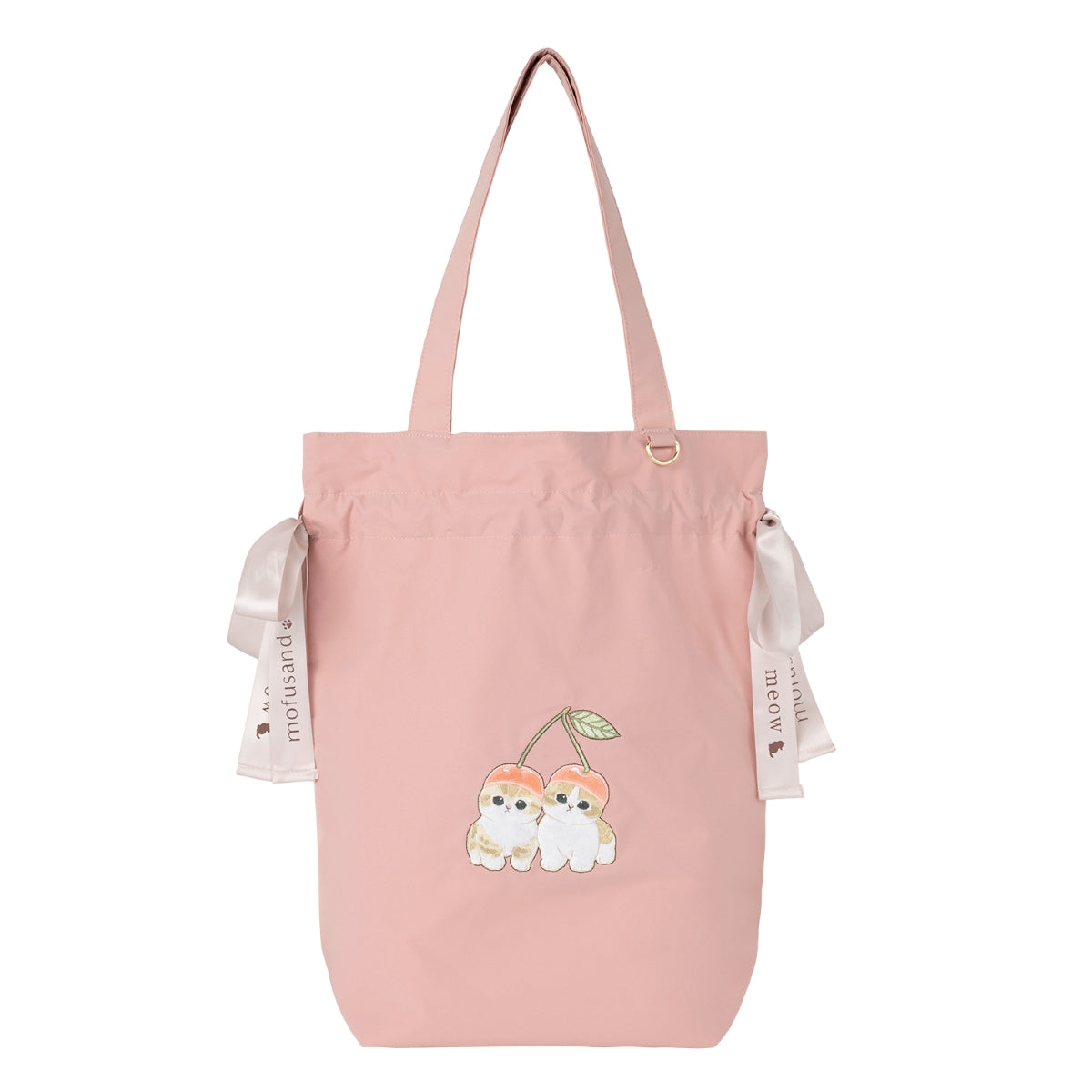 Mofusand Ribbon Tote Bag (PINK)