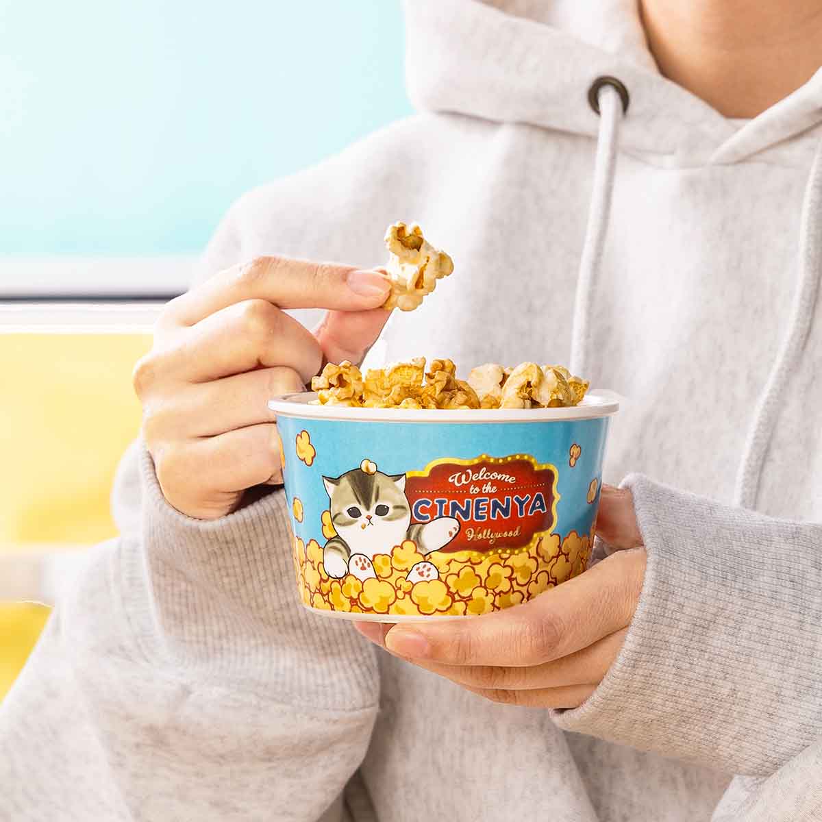 Mofusand Journey Melamine Popcorn Bowl