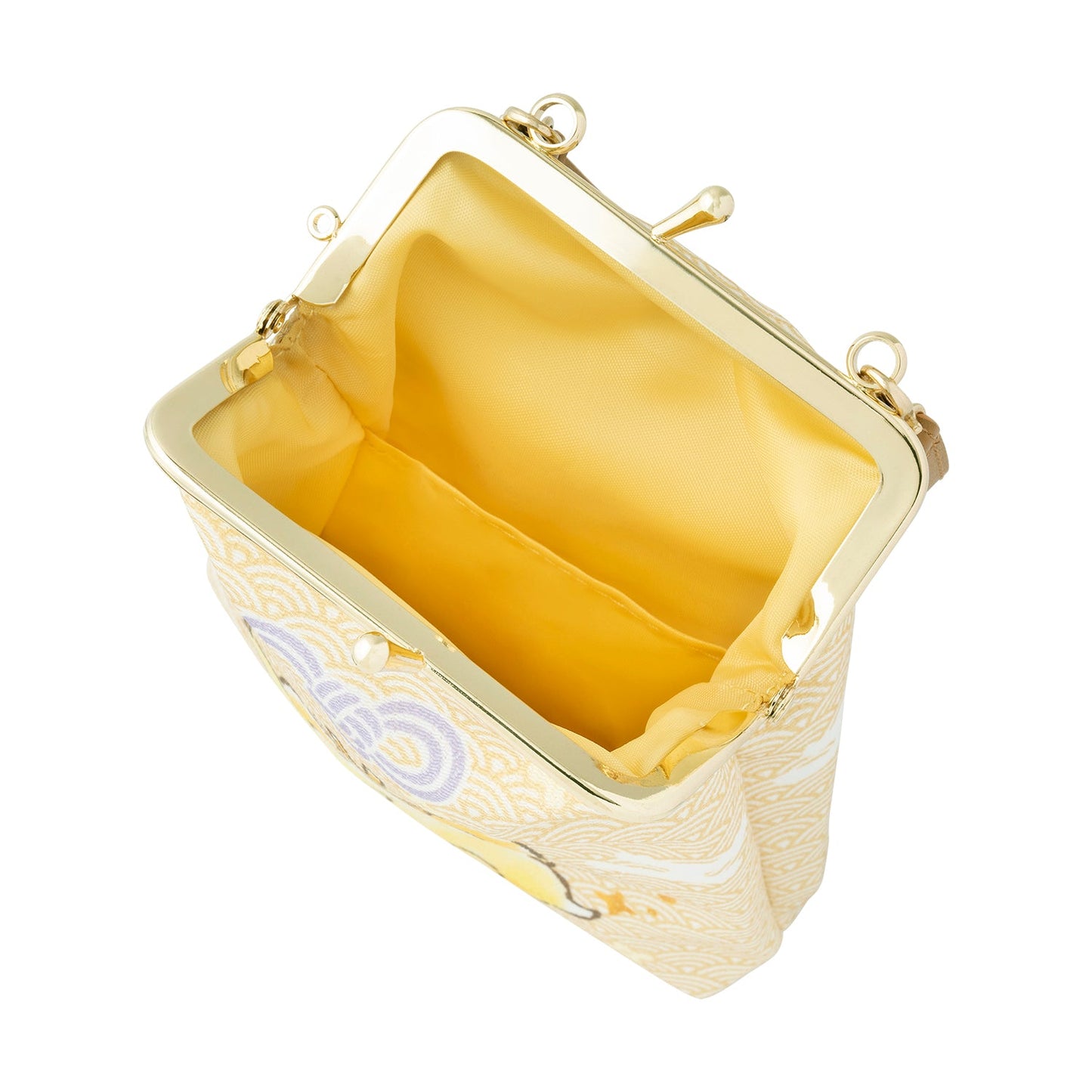 Grey Parker Service Koupen-chan Amulet Shaped Gamaguchi Pouch with Strap