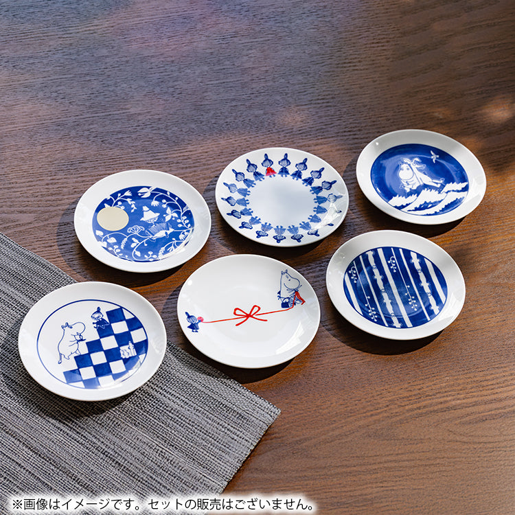 Moomin KOKON Karakusa 12cm Porcelain Small Plate Dish