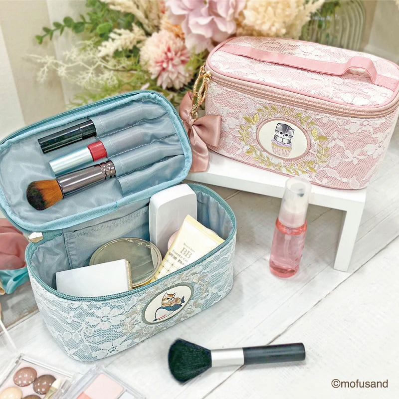 حقيبة موفوساند فانيتي من الدانتيل - وردي