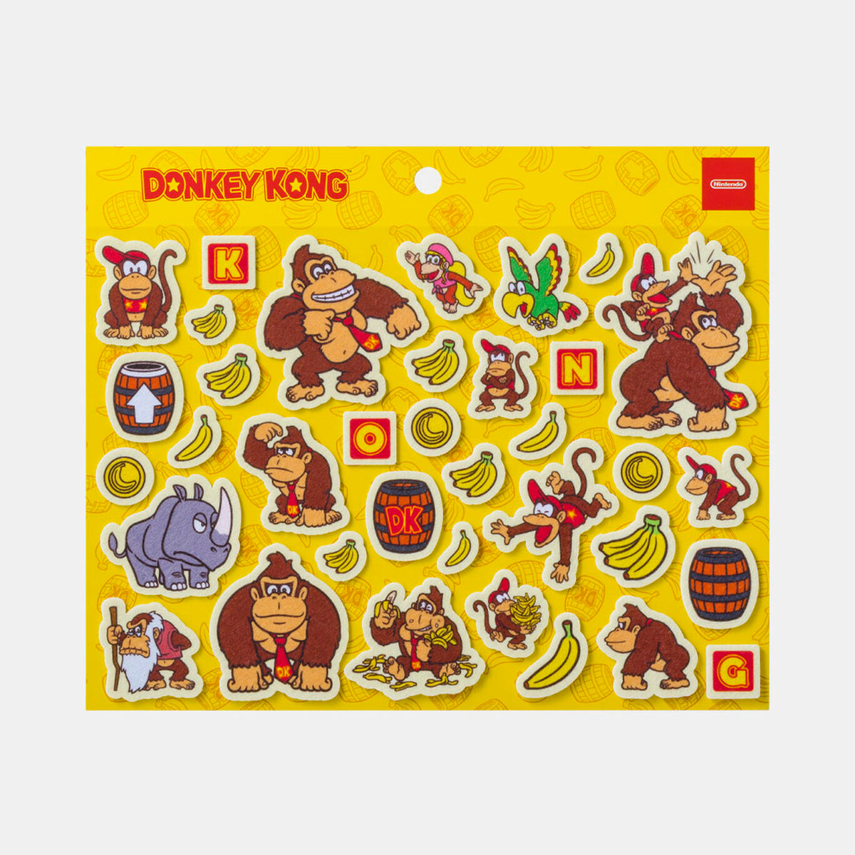Nintendo Donkey Kong Felt Sticker