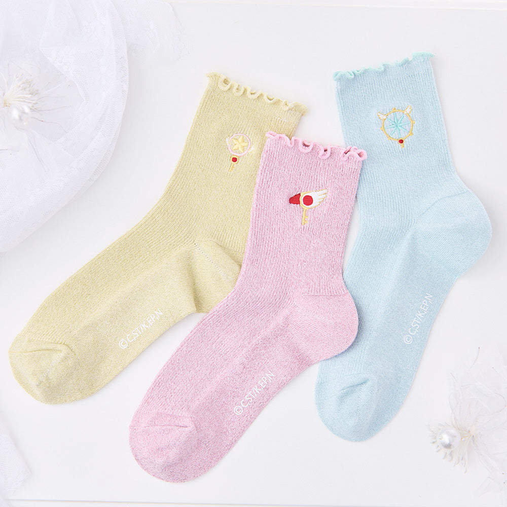 Cardcaptor Sakura Glitter Socks Star Key - Cardcaptor Sakura Pop-up Store