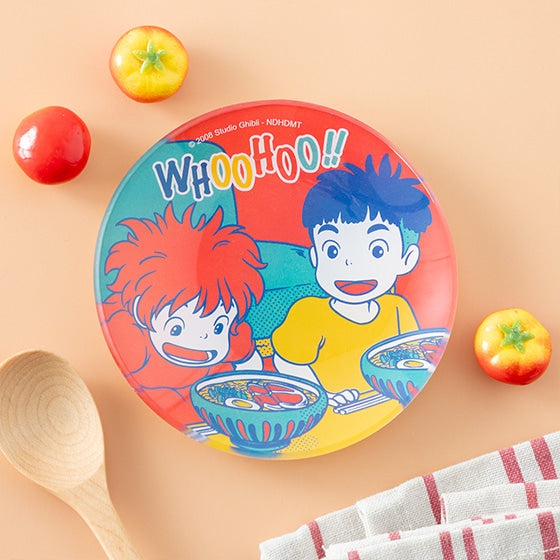 Ponyo on the Cliff by the Sea Glass Mini Dish - Ghibli Studio