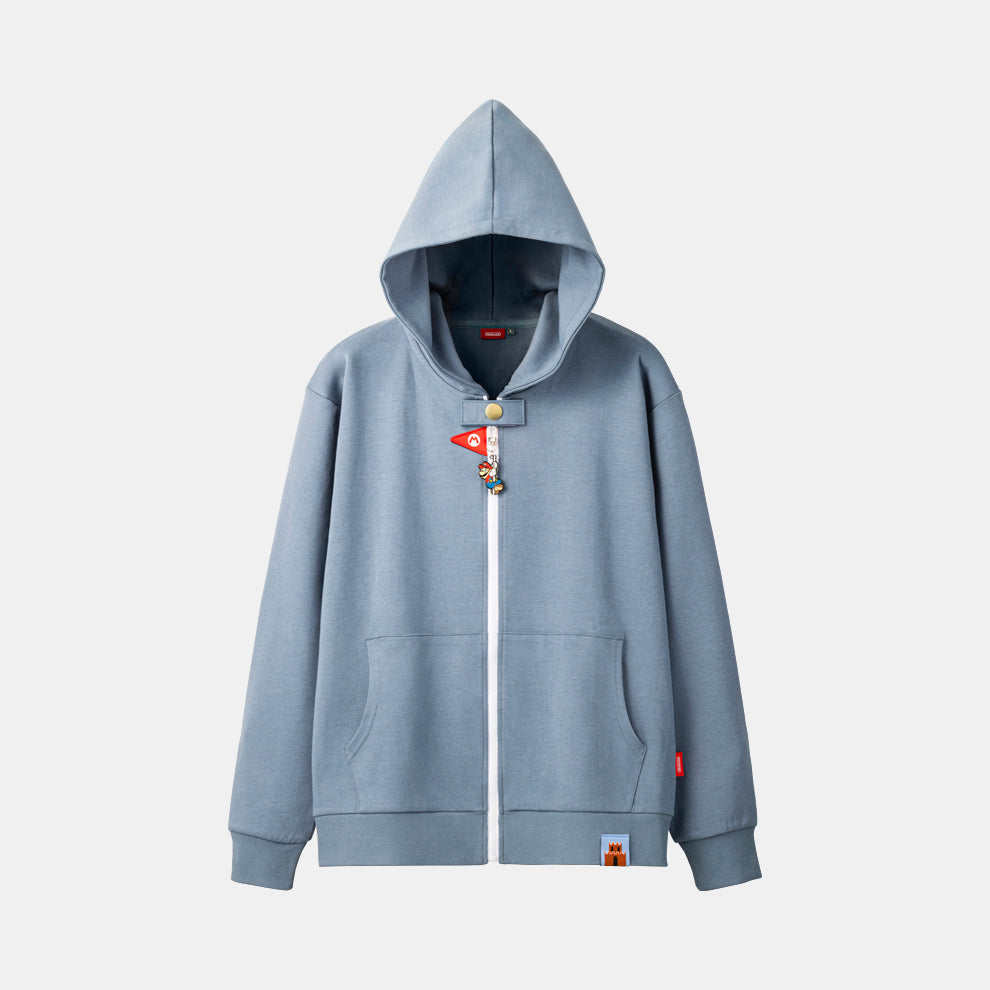 Nintendo Super Mario Blue Pullover Hoodie