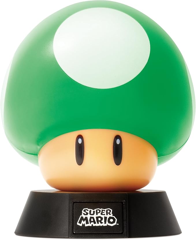 Nintendo Super Mario Light-Up Figure Display – (1UP Mushroom) - Yorozuya Store