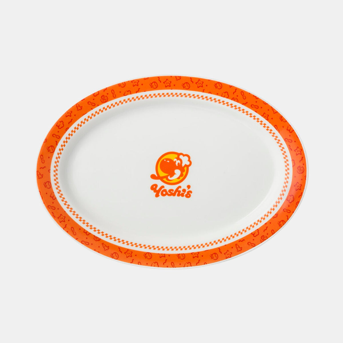 Nintendo Super Mario Yoshi Mario Kart World Ceramic Plate