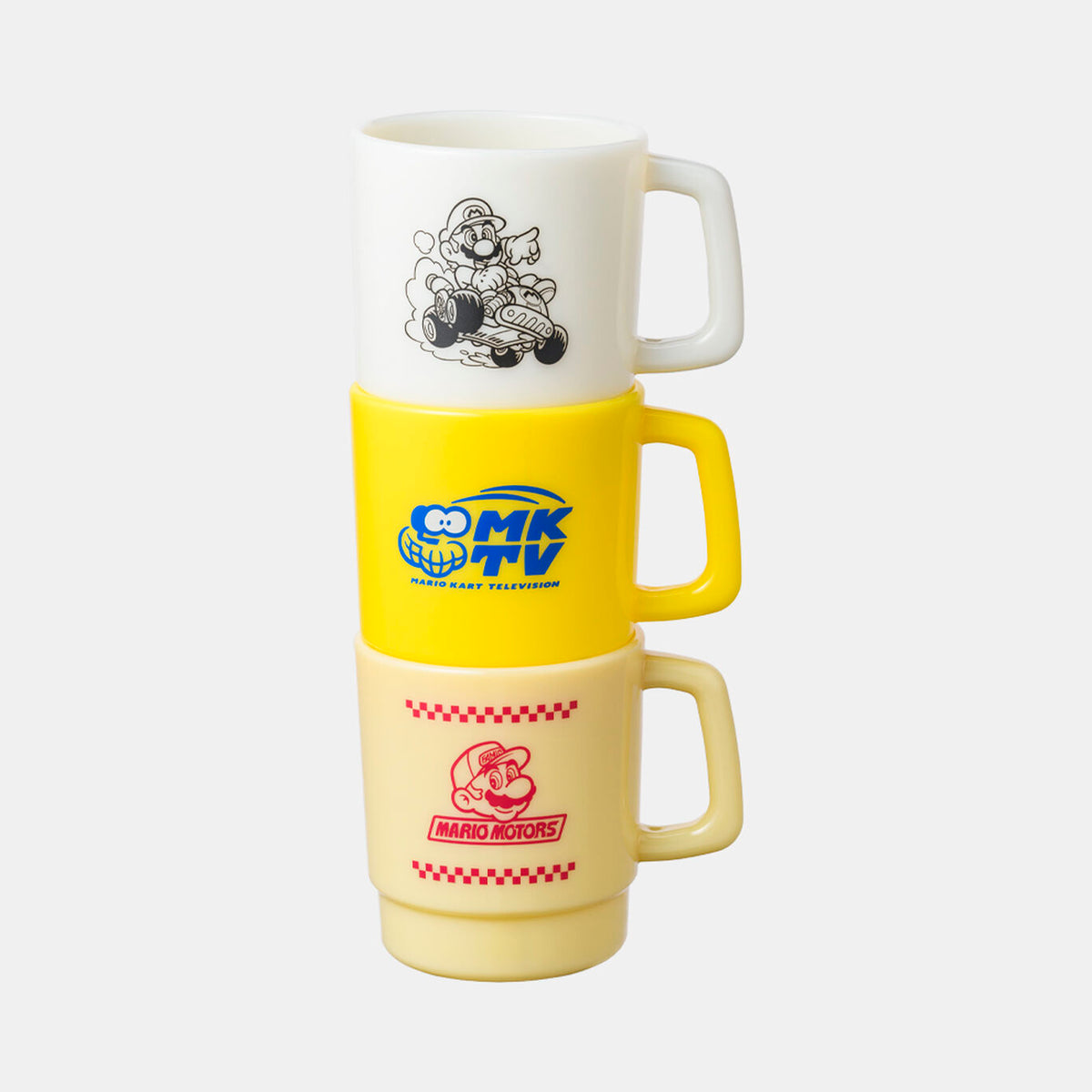 Nintendo Super Mario Kart World Stacking Mug Set