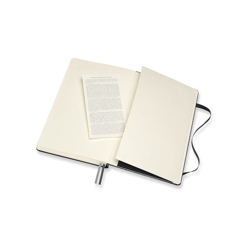 Moleskine Classic Notebook Expanded Hardcover Plain Large Black