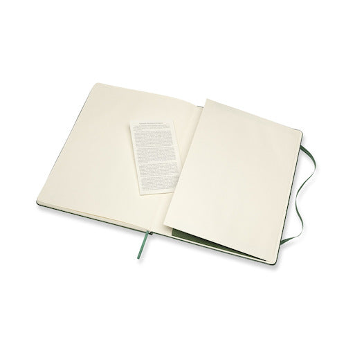 Moleskine Classic Hard Cover Notebook Plain XL Myrtle Green