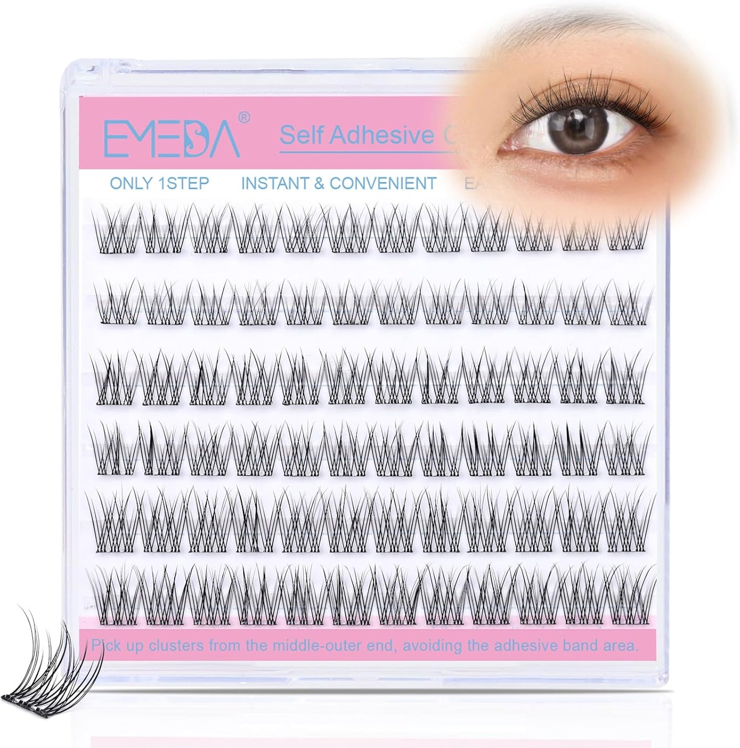 EMEDA Eyelashes Natural Eye Core Lifestyle Makeup self-yw