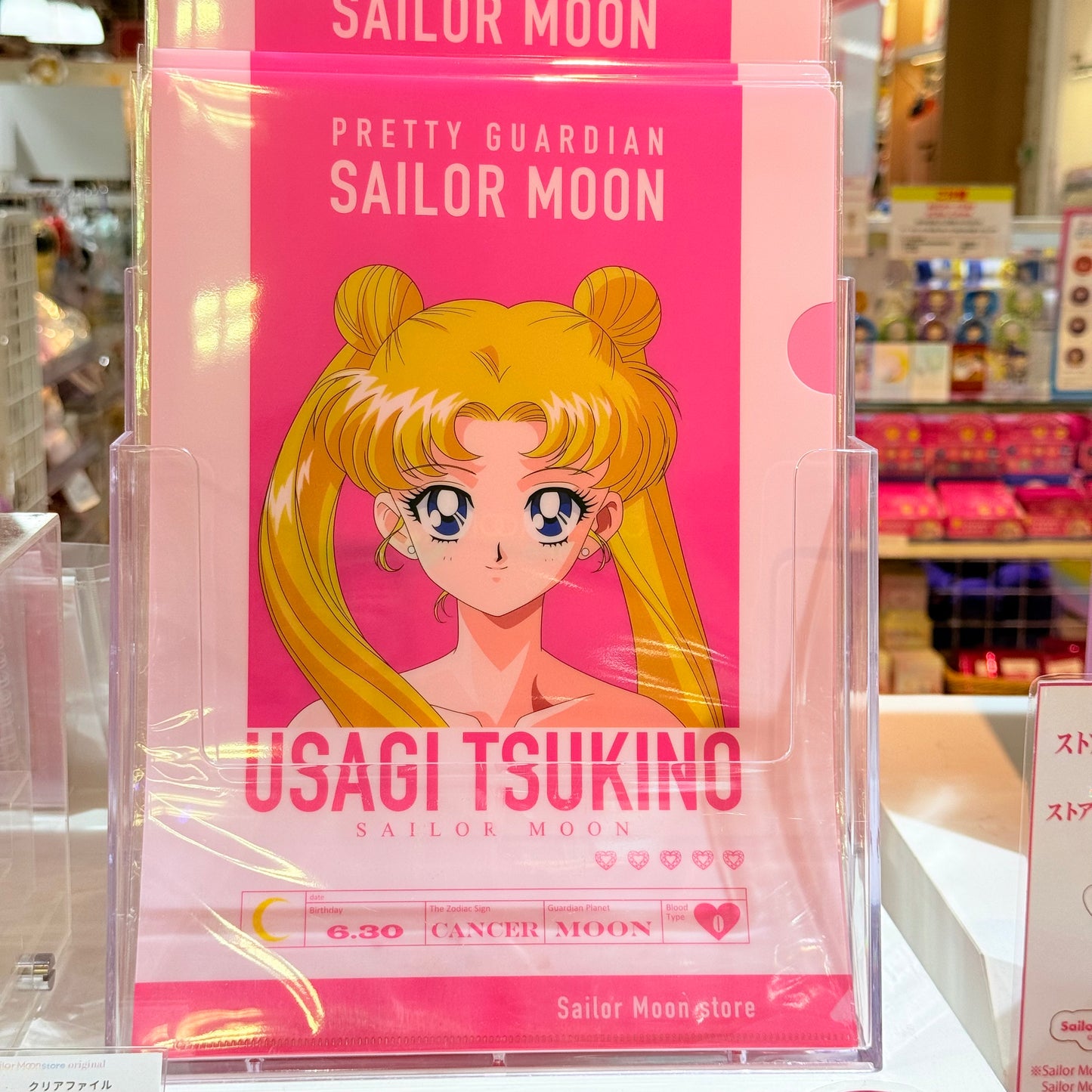 Sailor Moon Clear File (Tsukino Usagi) - Sailor Moon Limited