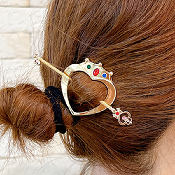 Sailor Moon Chibi Moon compact & Space-time key hair stick - Sailor Moon Limited