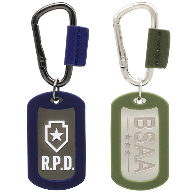 Resident Evil™ Biohazard RPD/BSAA Keychain set (2 pieces) - Universal Studio Japan