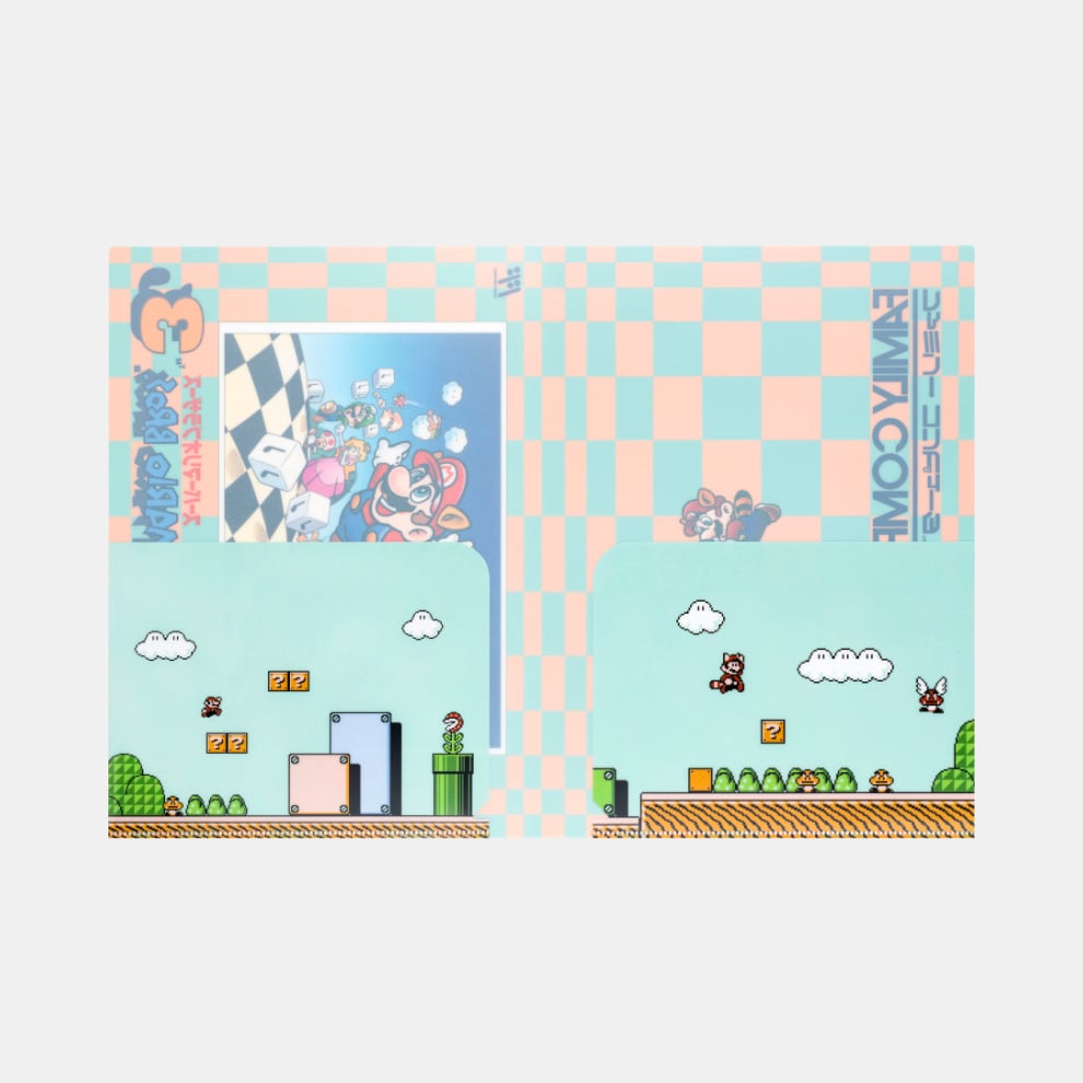 Nintendo Super Mario Bros. 3 Double Pocket Clear File NSJ_8_A5ABF