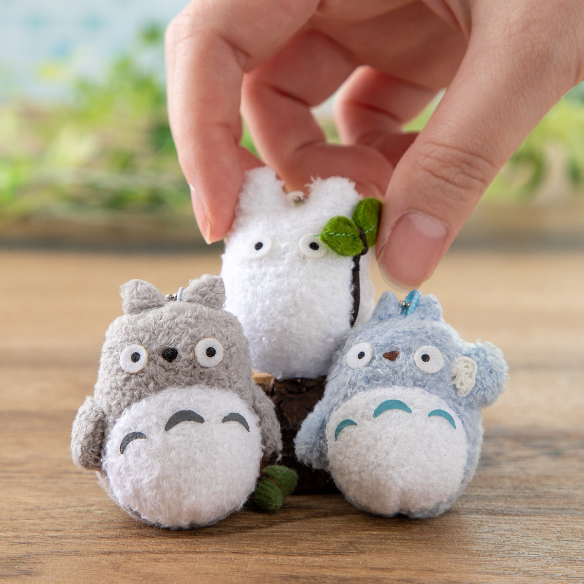 Studio Ghibli Fluffy Ghibli Collection Large Totoro Plush Keychain