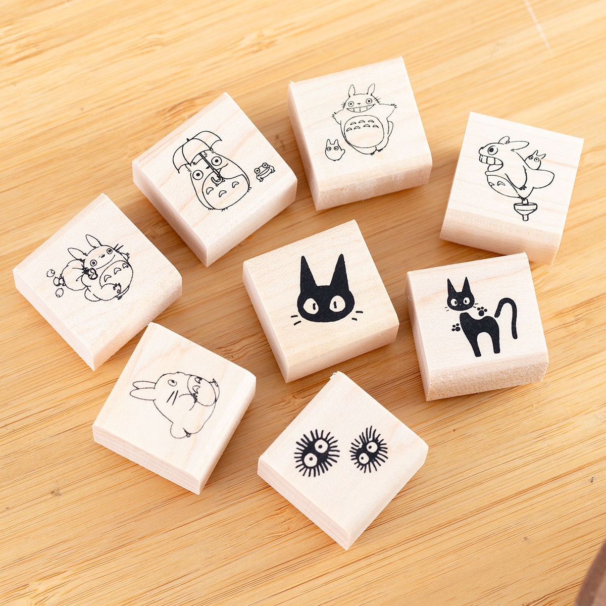 My Neighbor Totoro Drawstring Kurosuke Bag & Stamp - Ghibli Studio