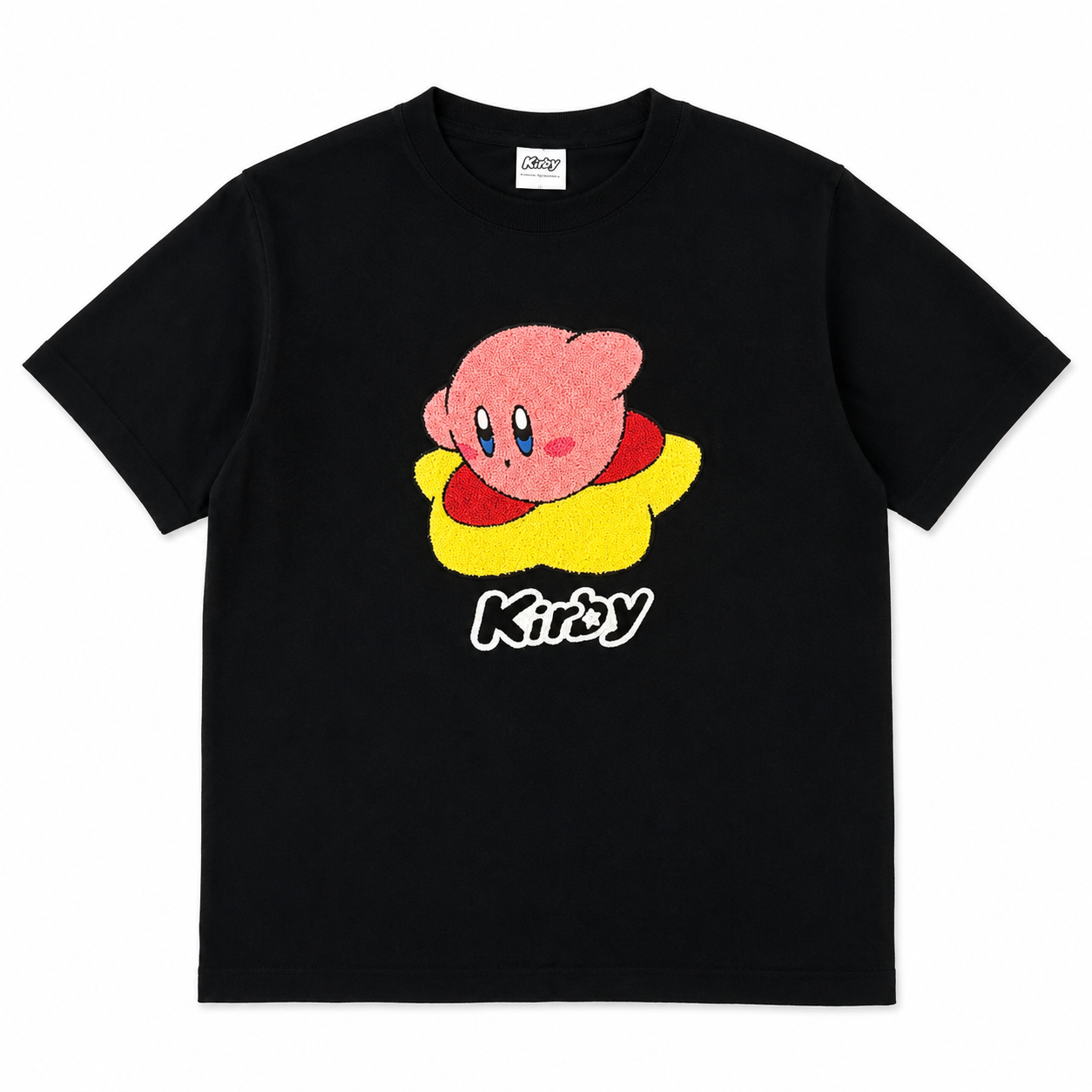 Kirby Embroidered Oversized T-Shirt – Cute Nintendo Character Tee - Yorozuya Store