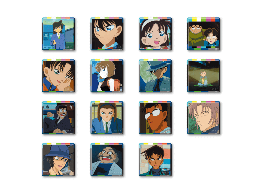 Conan 30th Anniversary Square Can Badge Vol. 1 (15 types/ random)