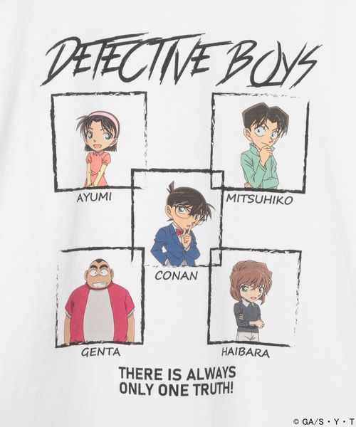 BAYFLOW Detective Conan , Detective Team T-shirt (White)