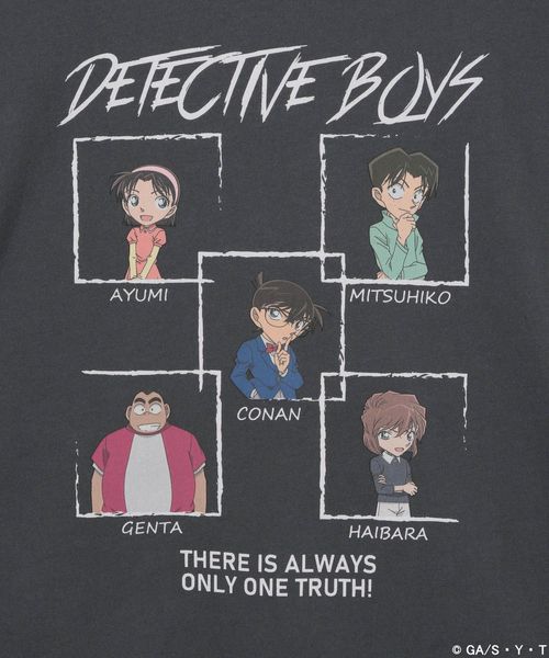 BAYFLOW Detective Conan , Detective Team T-shirt (Black)
