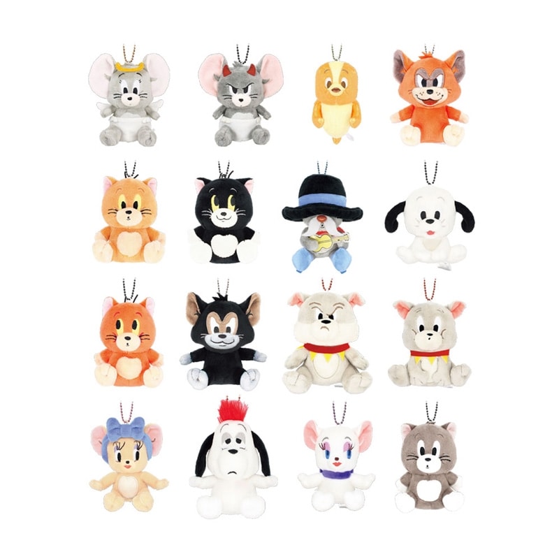 Tom and Jerry Plush Ball Chain Mascot Assorted Characters