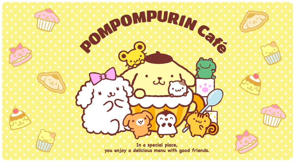 Pompompurin Sanrio cafe