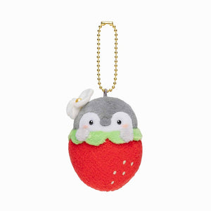 Koupen-chan inside Strawberry Plush Toy Keychain