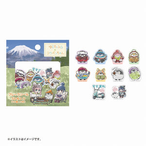 Yuru Camp x Koupen chan Flake Stickers 30pieces