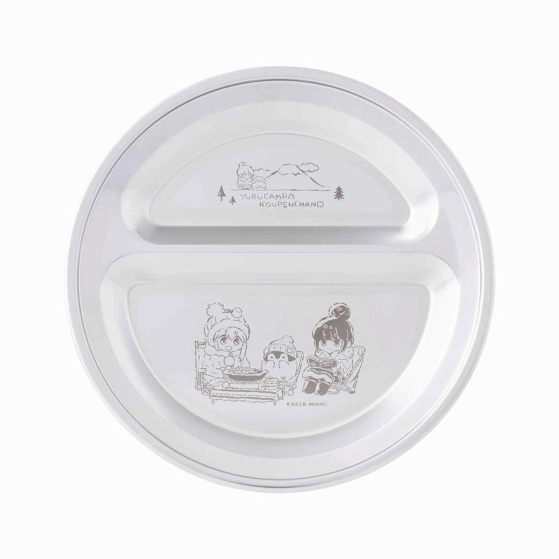 Yuru Camp x Koupen chan Stainless Plate